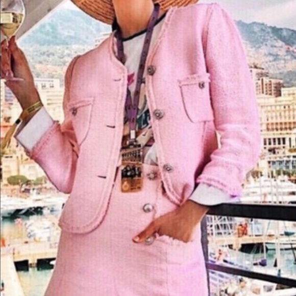 Zara Jackets & Blazers - ISO pink Zara jacket in medium or large